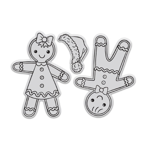 Chloes Creative Cards Die & Stamp Set - Gingerbread People