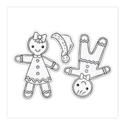 Chloes Creative Cards Die & Stamp Set - Gingerbread People