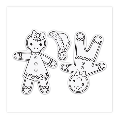 Chloes Creative Cards Die & Stamp Set - Gingerbread People