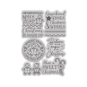 Chloes Creative Cards Photopolymer Stamp Set (A6) - Gingerbread Sentiments