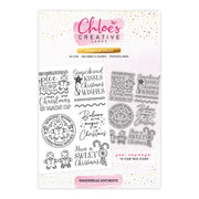 Chloes Creative Cards Photopolymer Stamp Set (A6) - Gingerbread Sentiments