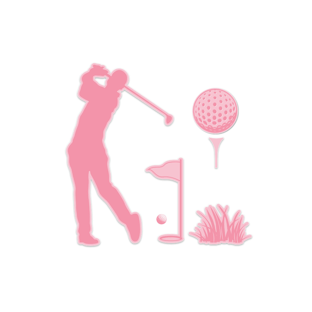 Chloe's Creative Cards Die & Stamp - Golf