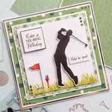 Chloe's Creative Cards Die & Stamp - Golf
