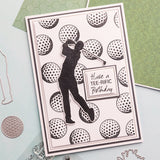 Chloe's Creative Cards Die & Stamp - Golf