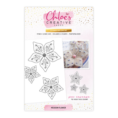 Chloes Creative Cards Meadow Flower A6 Clear Stamp