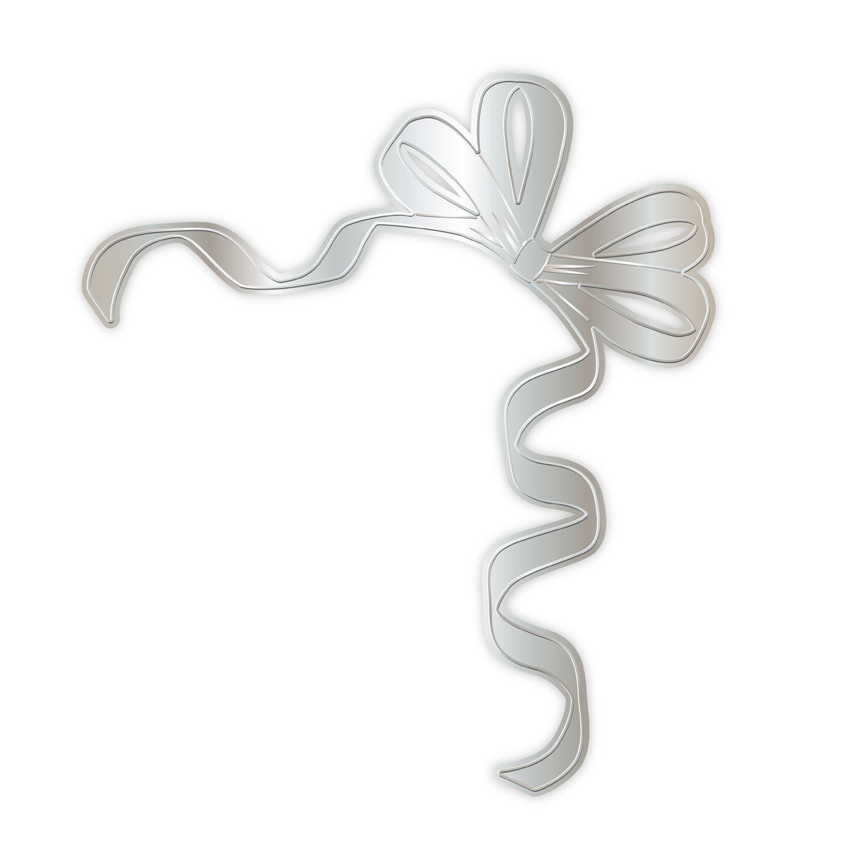 Chloe's Creative Cards Metal Die Set – Corner Ribbon Bow