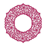 Chloe's Creative Cards Metal Die Set - 6x6 Exquisite Lace Circle
