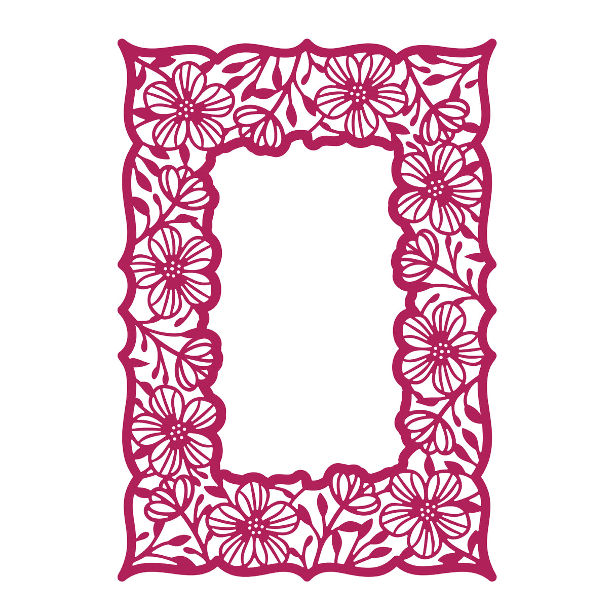 Chloe's Creative Cards Metal Die Set - 5x7 Exquisite Lace Rectangle