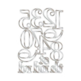 Chloe's Creative Cards Metal Die Set - Large Numbers