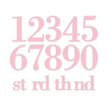 Chloe's Creative Cards Metal Die Set - Large Numbers