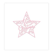 Chloes Creative Cards Metal Die Set - Merry Christmas Star