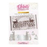 Chloe's Creative Cards Metal Die Set – Starlit Merry Christmas