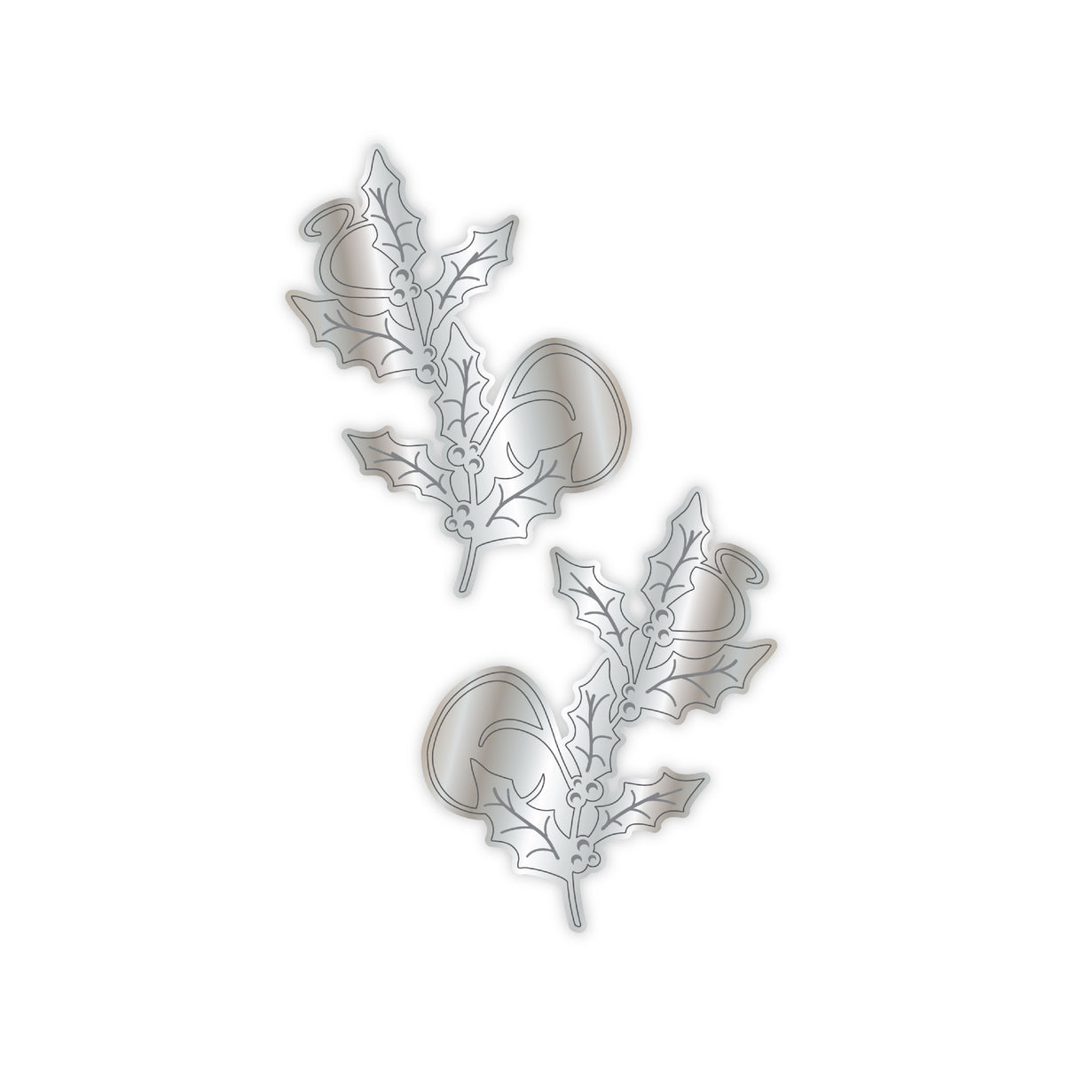 Chloe's Creative Cards Metal Die Set – Swirly Holly