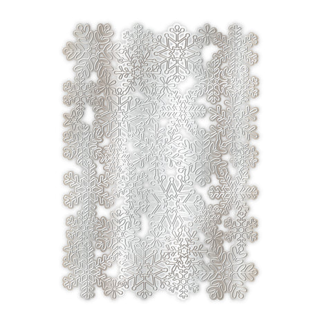 Chloe's Creative Cards Metal Die Set – Snowflake Background