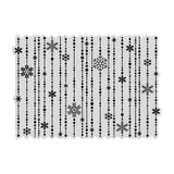 Chloe's Creative Cards Photopolymer Stamp Set (A6) - Beaded Snowflake Background