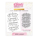 Chloe's Creative Cards Photopolymer Stamp Set (A7) - Merry and Bright
