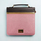 Chloes Creative Cards Pink Glitter Luxury Storage Binder