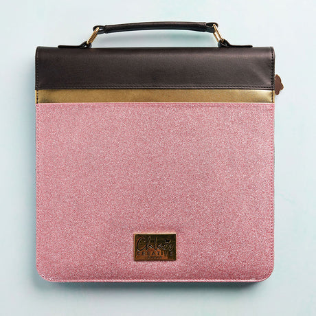 Chloes Creative Cards Pink Glitter Luxury Storage Binder Bundle