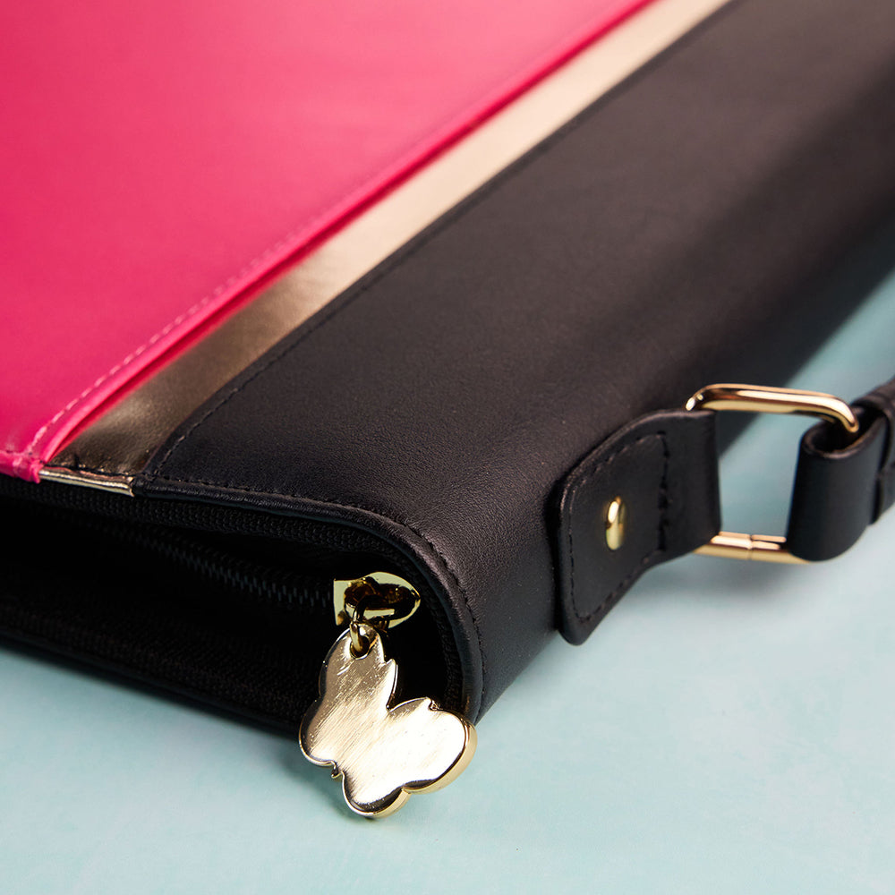 Chloes Creative Cards Raspberry Pink Luxury Storage Binder