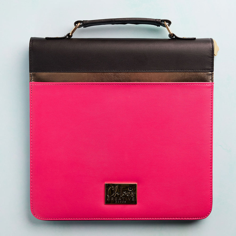 Chloes Creative Cards Raspberry Pink Luxury Storage Binder Bundle