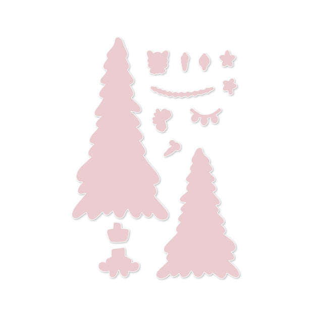 Chloes Creative Cards Die & Stamp Set - Snowy Tree