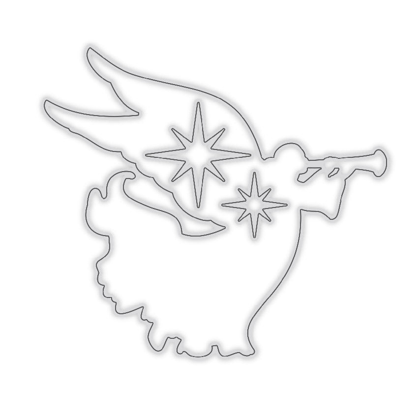 Chloe's Creative Cards Stanze und Stempel – Weihnachtsengel