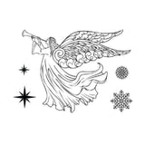 Chloe's Creative Cards Stanze und Stempel – Weihnachtsengel