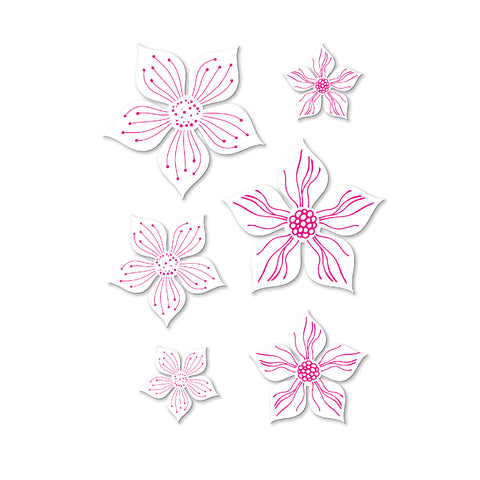 Chloes Creative Cards Die & Stamp - Flower Power