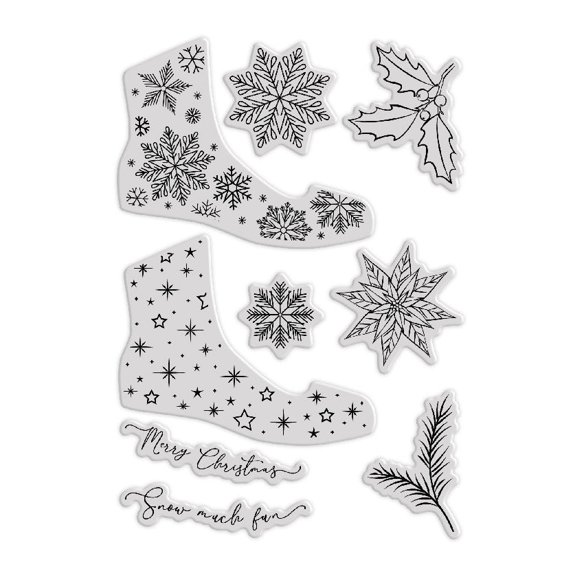 Cartes créatives Chloé - Patin à glace au pays des merveilles hivernales