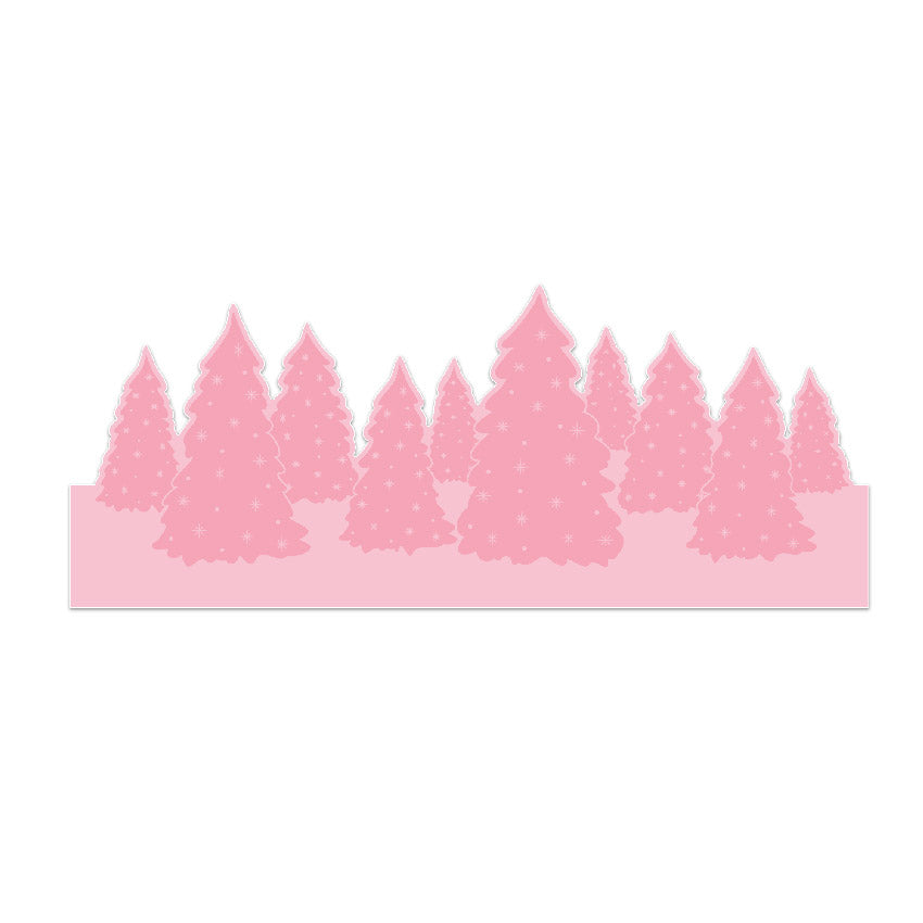 Chloe's Creative Cards Die & Stamp - Winter Wonderland Tree Border