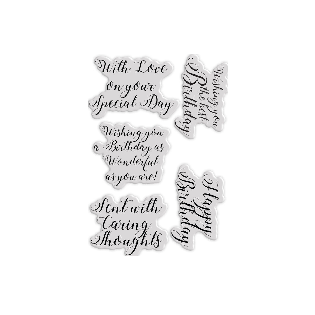 Chloe's Creative Cards Photopolymer Stamp Set (A7) - Birthday Greetings