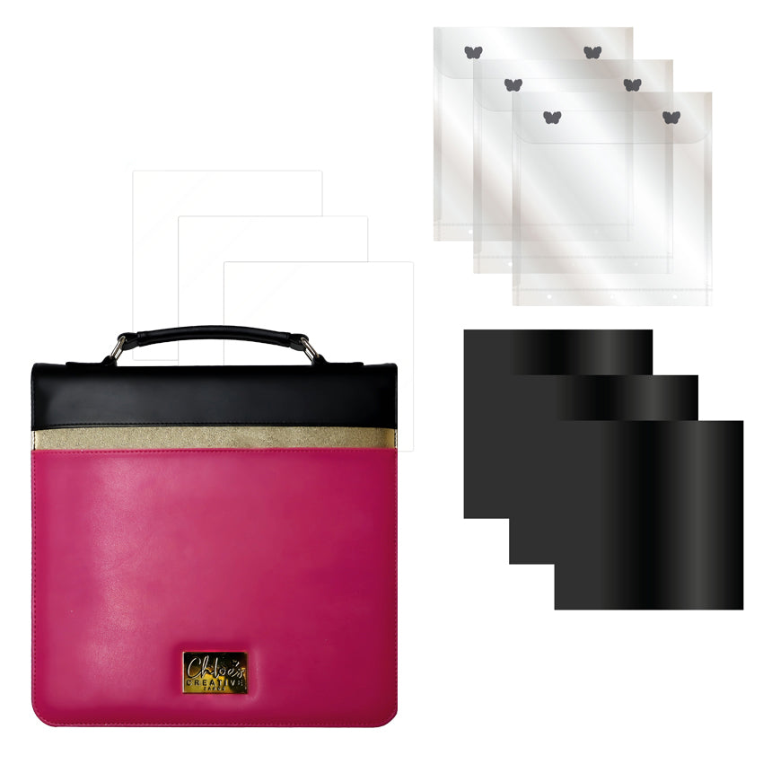 Coffret de démarrage de classeurs de rangement de luxe Chloes Creative Cards