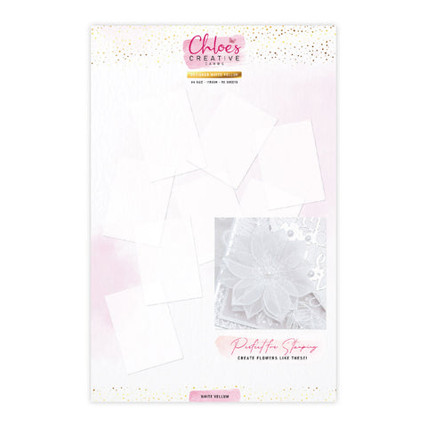 Chloes Creative Cards White Vellum 50 Sheets