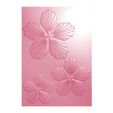 Chloe's Creative Cards 5x7 3D Embossing Folder & Metal Die Set - Winter Bloom Flower