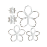 Chloe's Creative Cards 5x7 3D Embossing Folder & Metal Die Set - Winter Bloom Flower