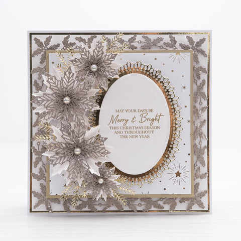 Chloes Creative Cards Metal Die Set - Elegant Poinsettia