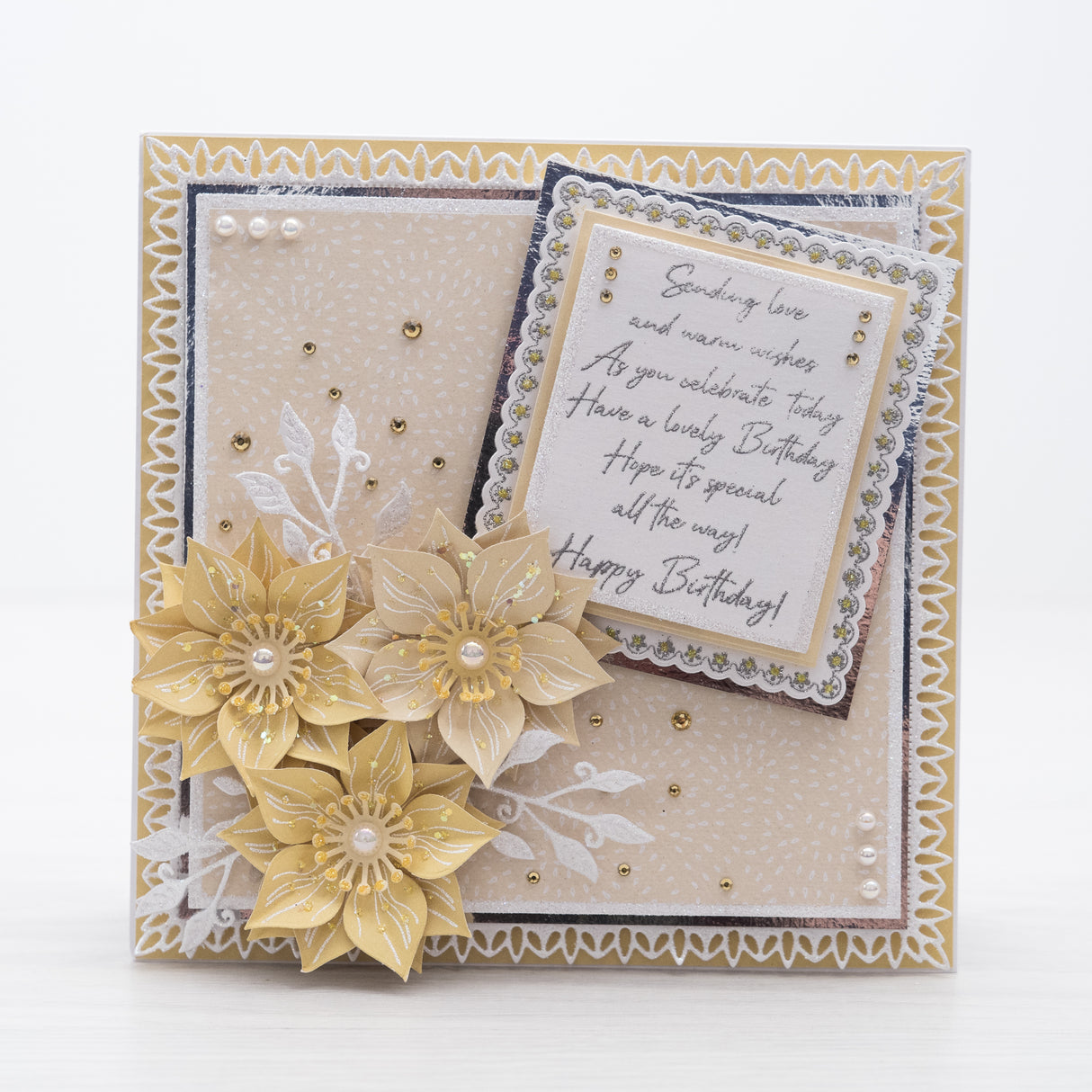 Chloes Creative Cards Stanz- und Stempelset – Geburtstagsvers und -gefühl