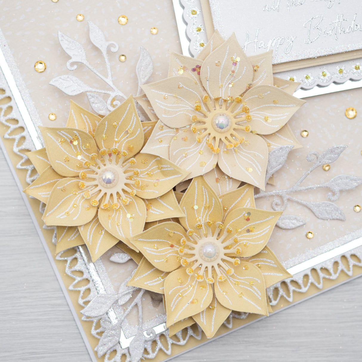 Chloes Creative Cards Die & Stamp Set - Flower Power
