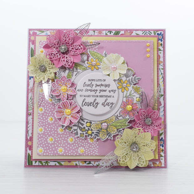 Chloes Creative Cards Die & Stamp - Fabulous Floral Frame