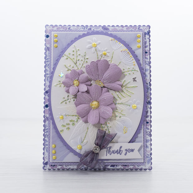 Chloes Creative Cards 5x7 3D Embossing Folder - Floral Fantasy