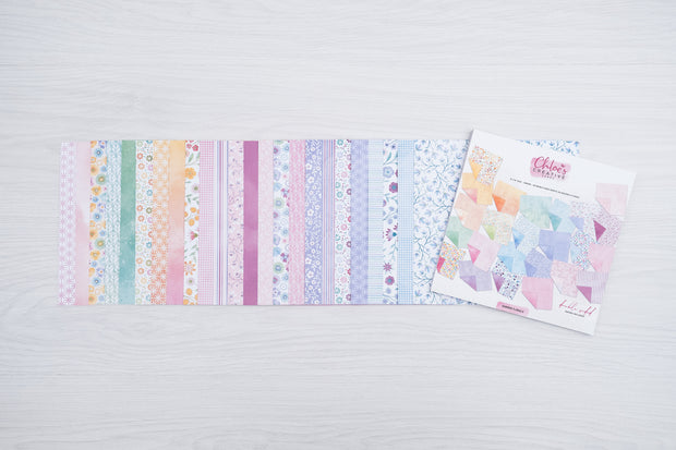 Chloes Creative Cards 8x8 Designer Printed Paper Pad - Summer Florals