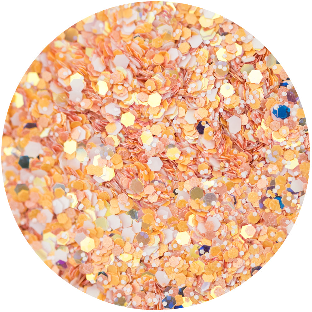 Pot de 1/2 oz de paillettes scintillantes mexicaines Sunrise