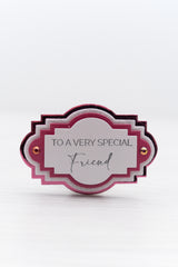 Chloes Creative Cards Metal Die Set - Fancy Sentiment Plaque