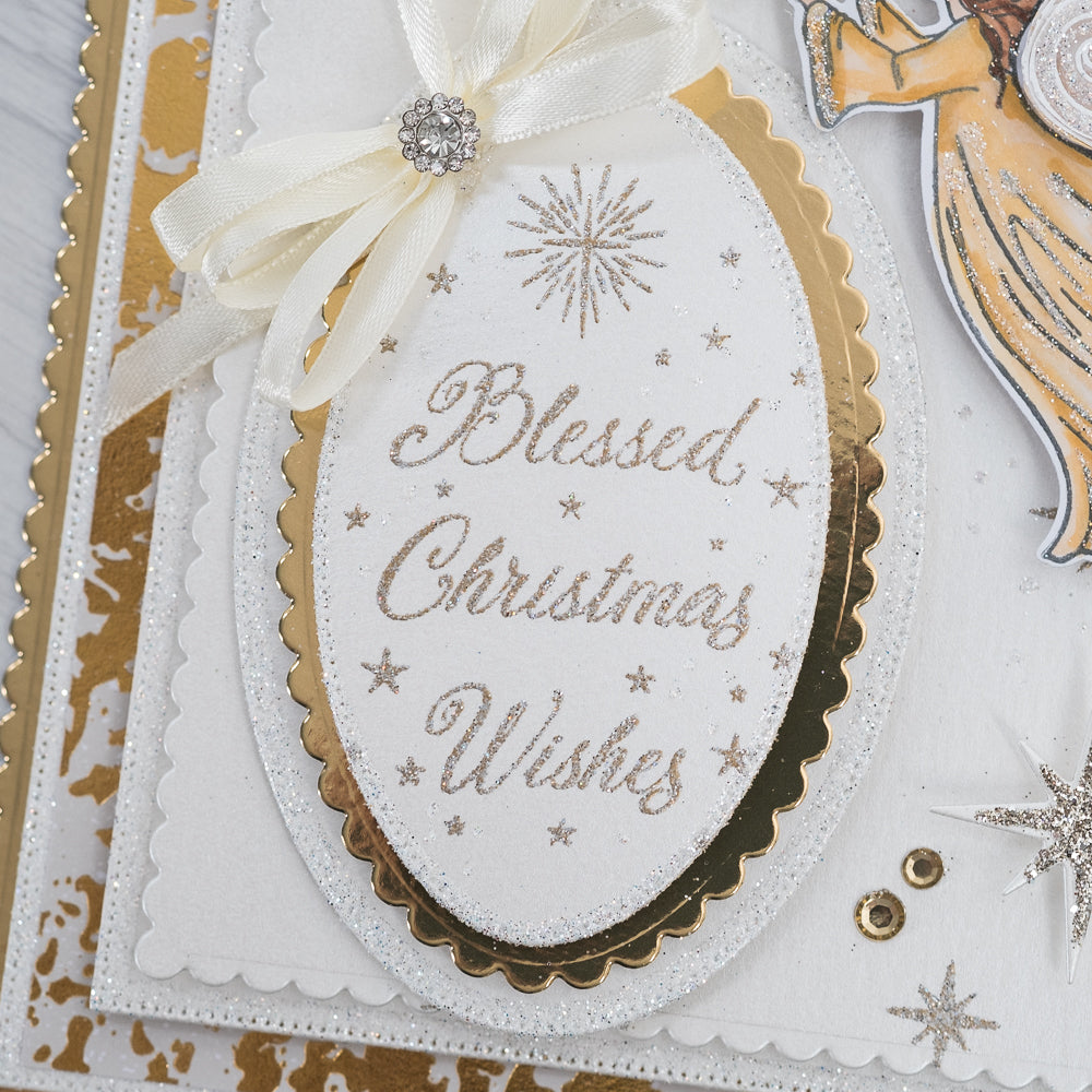 Chloe's Creative Cards Photopolymer Stamp Set (A7) - Blessed Christmas Wishes