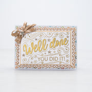 Chloes Creative Cards Photopolymer Stamp Set (A6) - Statement Sentiments Well Done