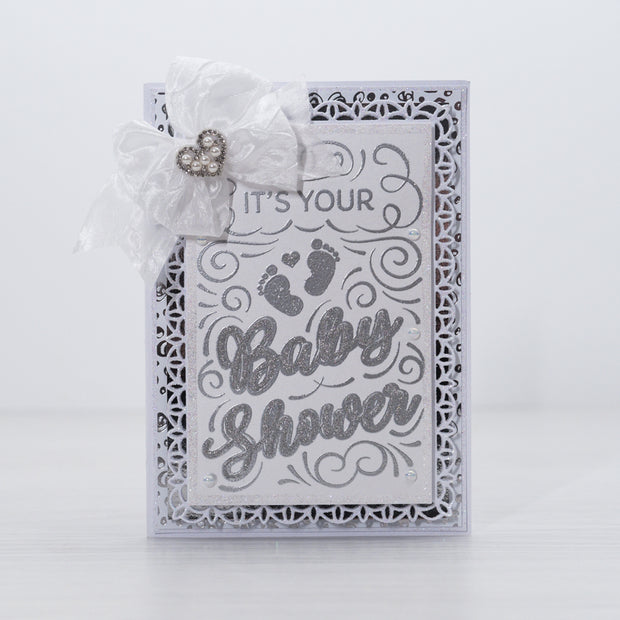 Chloes Creative Cards Photopolymer Stamp Set (A6) - Statement Sentiments Baby Shower