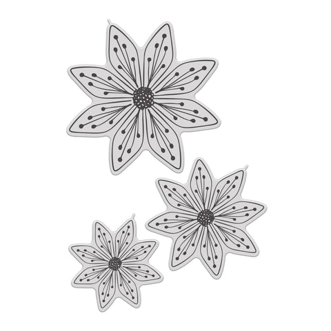 SAMPLE SALE - Clematis Flower - Stamp only