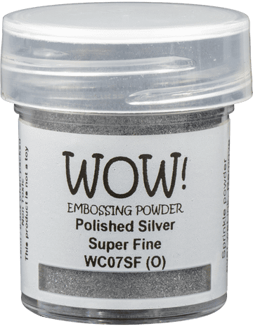 Poudre à embosser WOW métallique polie argent super fine 