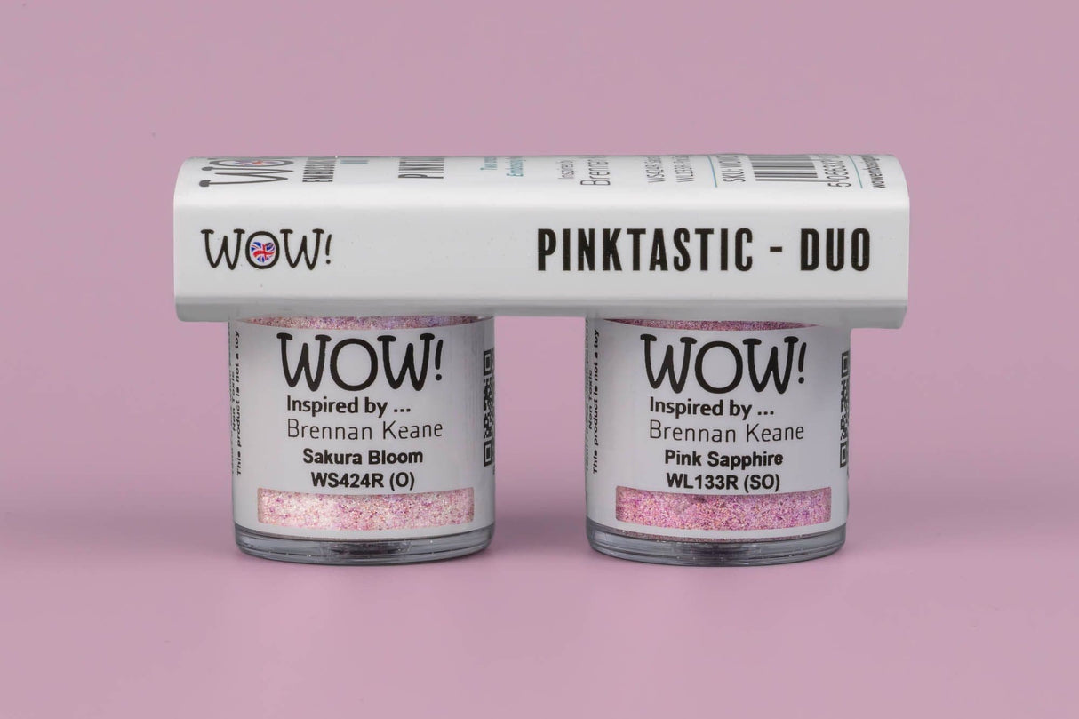 WOW Embossing Powder - Pinktastic Duo - Earthly Marvels Collection – inspired by Brennan Keane