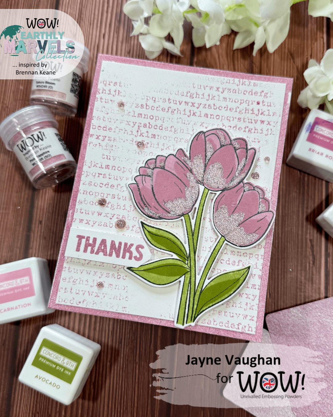 WOW Embossing Powder - Pinktastic Duo - Earthly Marvels Collection – inspired by Brennan Keane